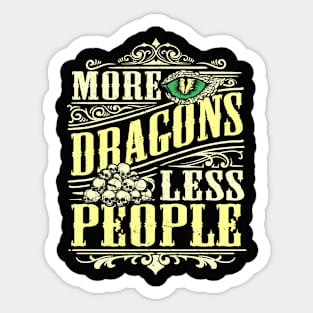 Introvert Dragon Lover Sticker